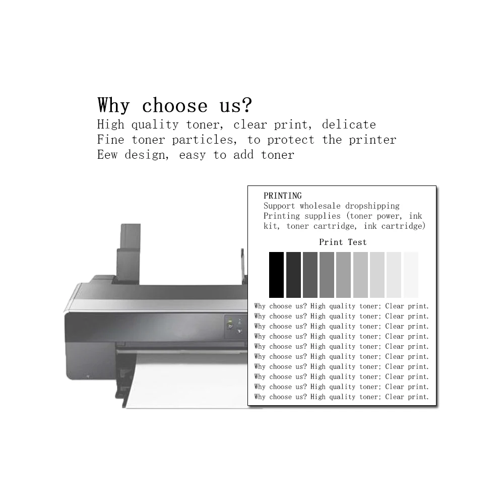 500g/bag Black Toner Powder Co - Laser Toner Powder recension och pris